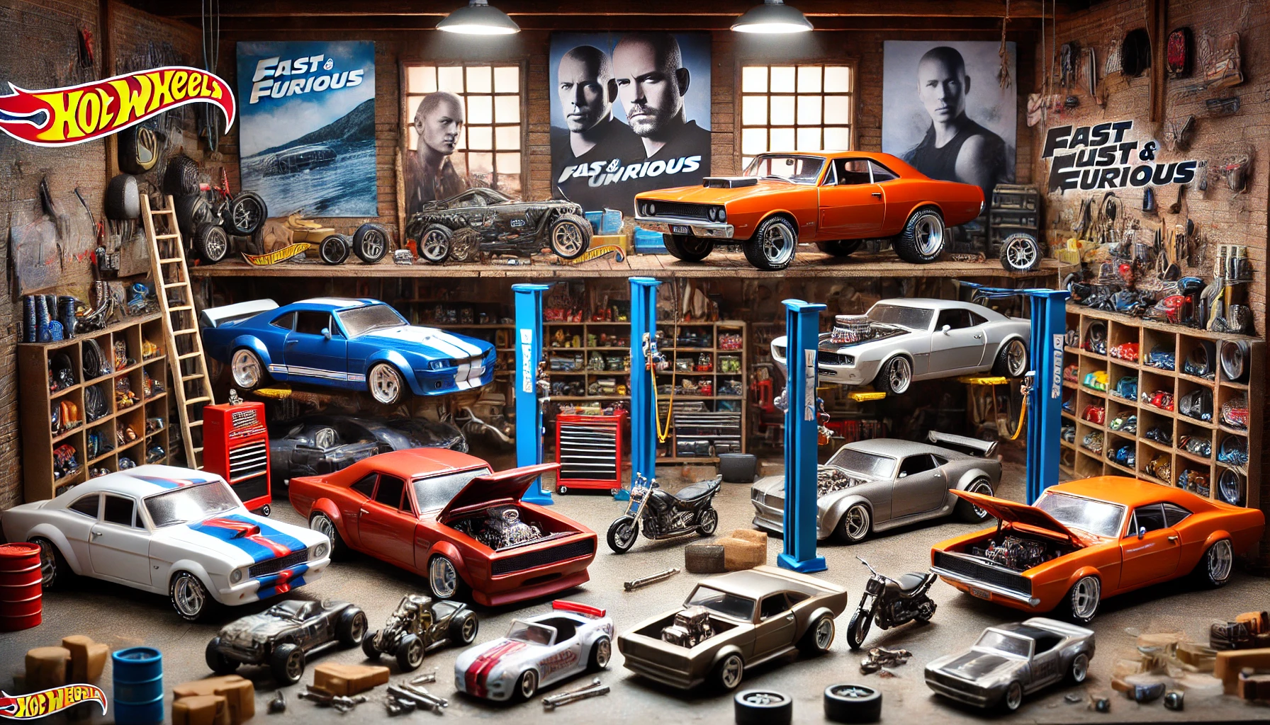 Garage Hot Wheels Fast&Furious by ChatGPT