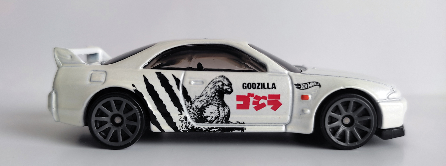 Nissan Skyline GT-R (BCNR33) Grafica Godzilla Sfondo